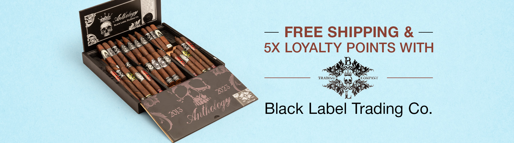 Free Shipping & 5X Loyalty Points with Black Label Trading Co.
