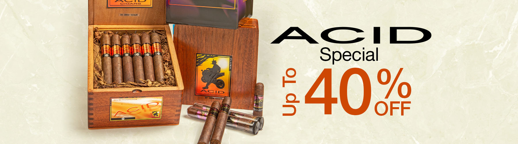 ACID Special Up to 40% off!