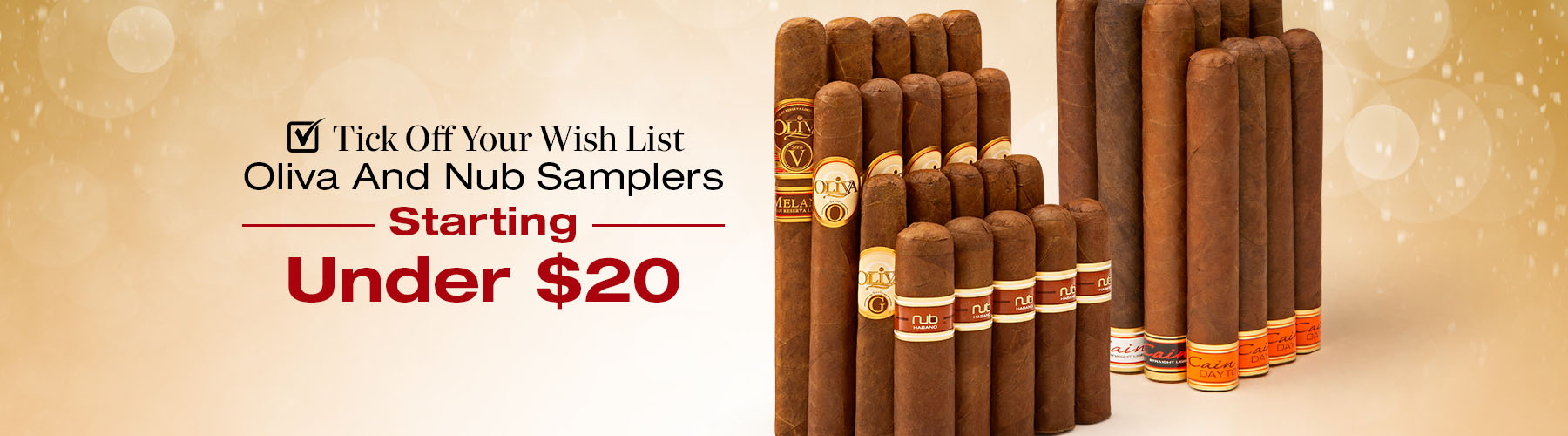 Oliva and Nub samplers - starting under $20