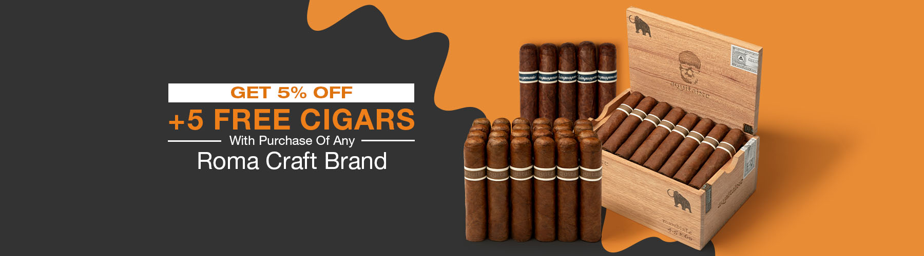 Cromagnon feature - 5% off + 5 free cigars