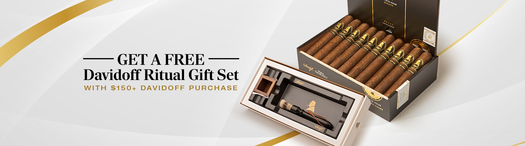 Spend $150 on Davidoff and receive a free Davidoff Ritual Set