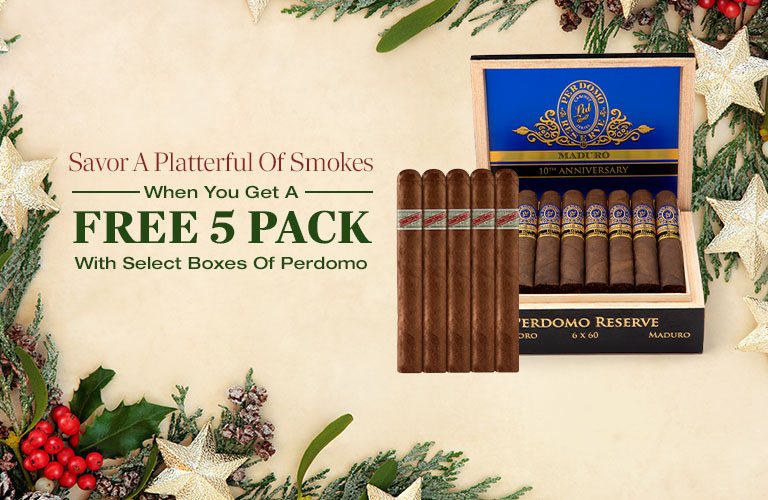 Free 5-Pack With Perdomo