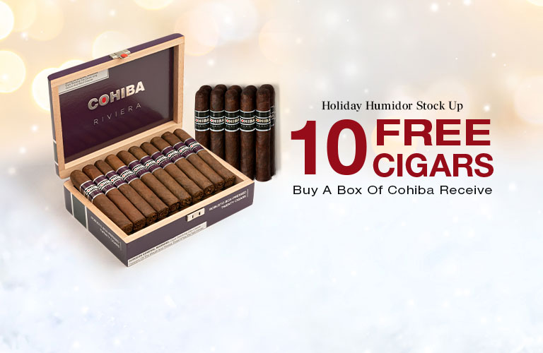 10 Free Cohiba Cigars