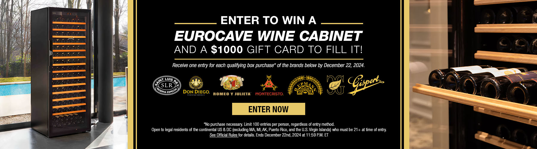 Win a Eurocave Wine Cabinet