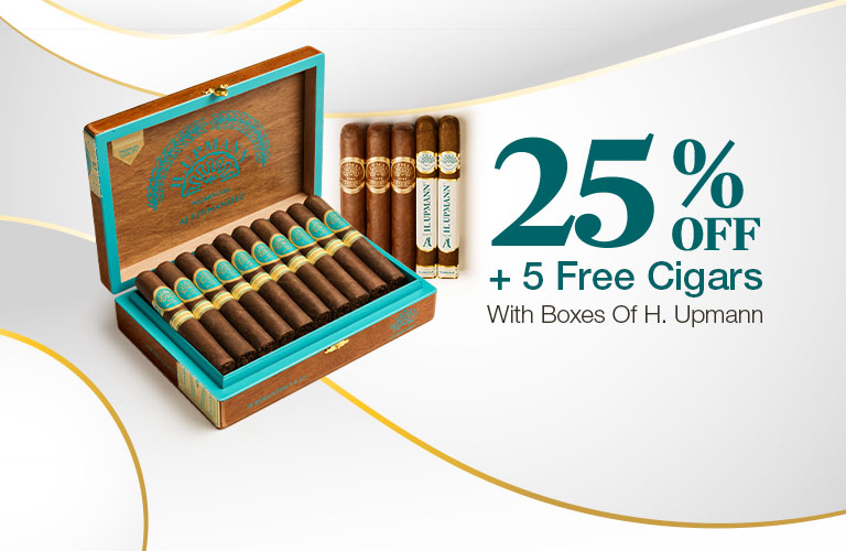 25% Off + 5 Free Cigars