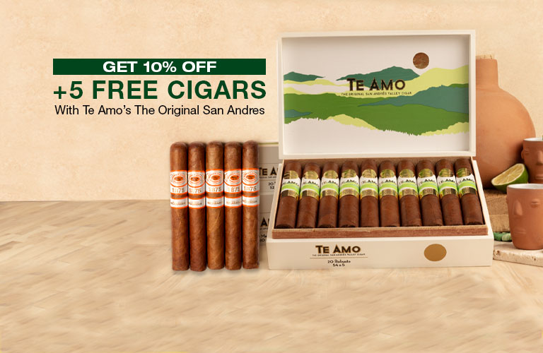 10% Off + 5 Free Cigars